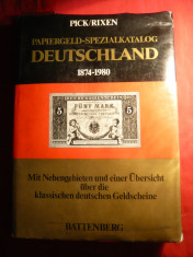 Pick-Rixen - Catalog Specializat Germania - Bancnote 1874-1980-inclusiv Ocupatiile si Statele Germane foto