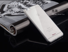 Husa iPhone 6 Plus 6S Plus TPU 0.3mm Fumurie + Folie Protectie Yoobao Originala foto