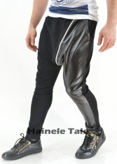 Pantaloni slim fit cu tur Leather On COD 6031 foto