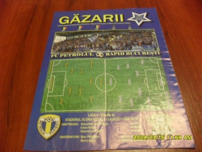 Program Petrolul - Rapid foto