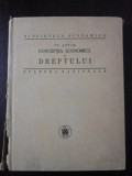 CONCEPTIA ECONOMICA A DREPTULUI -... CODUL NAPOLEON - St. Antim -1925, 215 p.