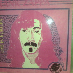 Disc vinyl Frank Zappa " Live in Europa"