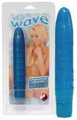 Vibrator cu Manson Soft Wave Albastru foto