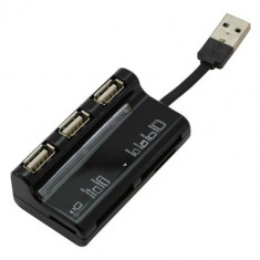 Cititor de carduri USB all-in-one si hub USB 3 porturi ON410 foto