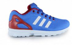 Adidas ZX FLUX Albastru Rosu foto