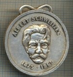 ATAM2001 MEDALIE 737 - ALBERT SCHWEITZER 1875-1965 -KAYSERSBERG LA PAIX PAR LE RESPECT DE LA VIE -LAMBARENE -starea care se vede