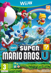 New Super Mario Bros. U Nintendo Wii U,nou,sigilat,original foto