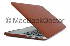 Carcasa Piele brown MacBook Air 13 --- 229 RON foto