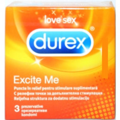 Prezervative Durex Excite Me (Sensation) 3 Buc. Originale foto