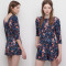 Salopeta Dama cu imprimeu floral Pull and Bear