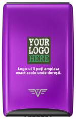 Portofel personalizat violet Tru Virtu Razor foto