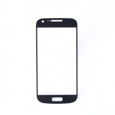 Sticla display fata pentru Samsung Galaxy S4 mini negru + folie protectie cadou