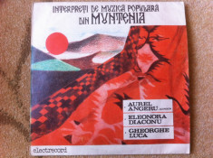 interpreti de muzica populara din muntenia Radu Simion folclor disc vinyl lp foto