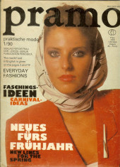 Revista moda PRAMO, Nr.1/1990, cu insert (tipare) foto