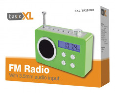 Radio portabil verde BasicXL - BXL-TR250GR foto