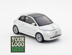 Mouse personalizat masina Fiat 500 New White - usb foto