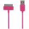 Cablu de date 4WORLD USB 2.0 iPad/iPhone/iPod Pink