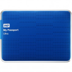 Hard disk extern WESTERN DIGITAL My Passport Ultra 1TB Albastru USB 3.0 foto