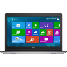 Laptop Dell Inspiron 15 5545 15.6 inch HD AMD A10-7300 8GB DDR3 1TB HDD Windows 8.1 Silver foto