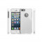 Husa Protectie Spate Ringke Slim White Logo Cut plus folie protectie pentru Apple iPhone 5 / 5S