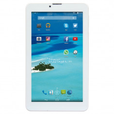 Tableta Mediacom SmartPad 7.0 S2 3G 7 inch Cortex A7 1.3 GHz Dual Core 512MB RAM 8GB flash WiFi GPS Android 4.4 White foto