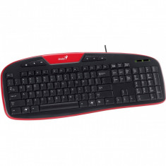 Tastatura Genius KB-M205 Black-Red foto
