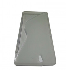 Husa Protectie Spate OEM Sony Ericsson Xperia Z L36i din Silicon Model S Line Transparenta foto