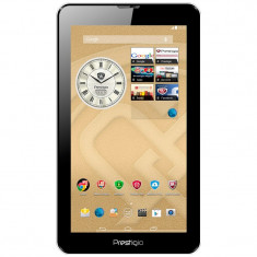 Tableta PRESTIGIO MultiPad Wize 3037 7 inch Cortex A7 1.3 GHz Dual Core 512MB RAM 4GB flash WiFi GPS 3G Android 4.4 Black foto