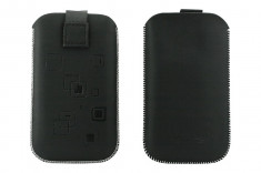Toc telefon OEM TSSAMGS2NEG Slim negru pentru Samsung Galaxy S2 / S / S Plus foto