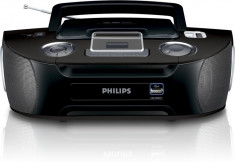 Radio CD Player PHILIPS Soundmachine AZ1834 USB MP3 WMA Tuner FM MW Analog LineIn Negru foto