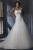 Rochie Mireasa Maggie Sottero 36-38, Ajustabila, Voal+Crinolina Incluse, Second Hand, Stil Printesa, Ocazie
