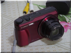 Panasonic Lumix DMC-TZ55EB-R Compact Digital Camera - Red foto