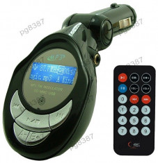 Modulator FM, cu telecomanda, slot micro SD, SD si USB - 103029 foto