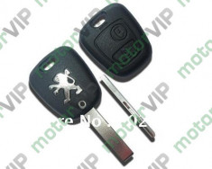 Carcasa cheie 2 butoane, lamela cu canelura Peugeot 407, cod Crcs799 foto