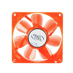 Ventilator DEEP COOL Xfan Orange 80mm UV LED fan foto