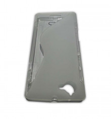 Husa Protectie Spate OEM Sony Ericsson Xperia L S Line silicon transparenta foto