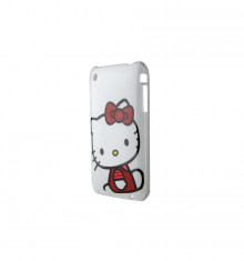 Husa Protectie Spate OEM pentru iPhone 3G si 3GS Hello Kitty Alba foto