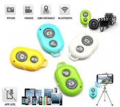 Telecomanda cu Bluetooth pentru Telefoane Tablete Android si Iphone foto