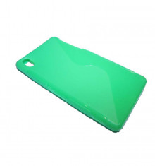 Husa Protectie Spate OEM Sony Ericsson Xperia Z2 S Line silicon verde foto