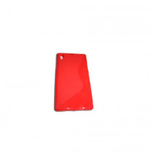Husa Protectie Spate OEM Sony Ericsson Xperia Z1 S Line silicon rosie foto