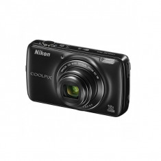 Aparat foto compact NIKON Coolpix S810c 16 Mpx zoom optic 12x WiFi Negru foto