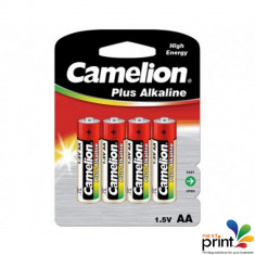 BLISTER / SET 4 BATERII ALKALINE LR6 / AA de 1.5v - Camelion Germania foto