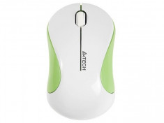 Mouse wireless A4Tech V-Track G3-270N-3 Alb-Verde foto