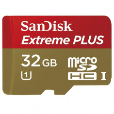 Card SANDISK Extreme Plus microSDHC 80Mbs UHS-I 32GB foto