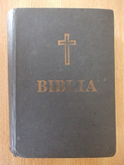 BIBLIA SAU SFANTA SCRIPTURA- IUSTIN- 1982 foto