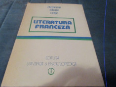 DICTIONAR ISTORIC CRITIC LITERATURA FRANCEZA foto