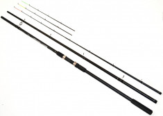 Lanseta Feeder 3,6m Pokee Black Panther,3 Tronsoane+3 Varfuri 120 180 grame foto