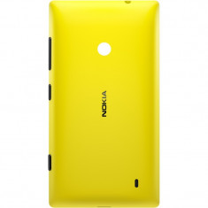 Capac baterie Nokia CC-3068 Galben pentru Lumia 520 foto