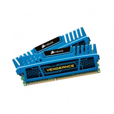 Kit Memorie Corsair CMZ8GX3M2A2133C11B Vengeance 8GB DDR3 2133MHz CL11 Dual Channel Radiator Albastru foto