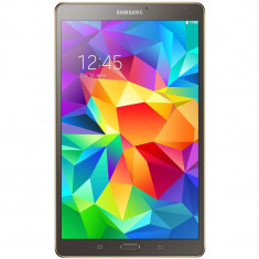 Tableta SAMSUNG Galaxy Tab S T705 8.4 inch Krait 400 2.3 GHz Quad Core 3GB RAM 16GB flash 4G WiFi GPS Android 4.4 Titanium Bronze foto